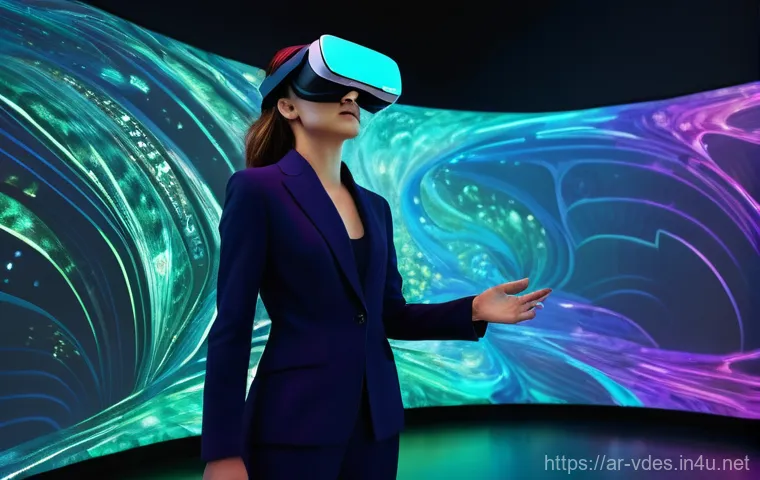 시각디자인과 AR VR의 접목 - **Immersive Virtual World Architect**
"A visionary female designer, with a focused and inspired ...