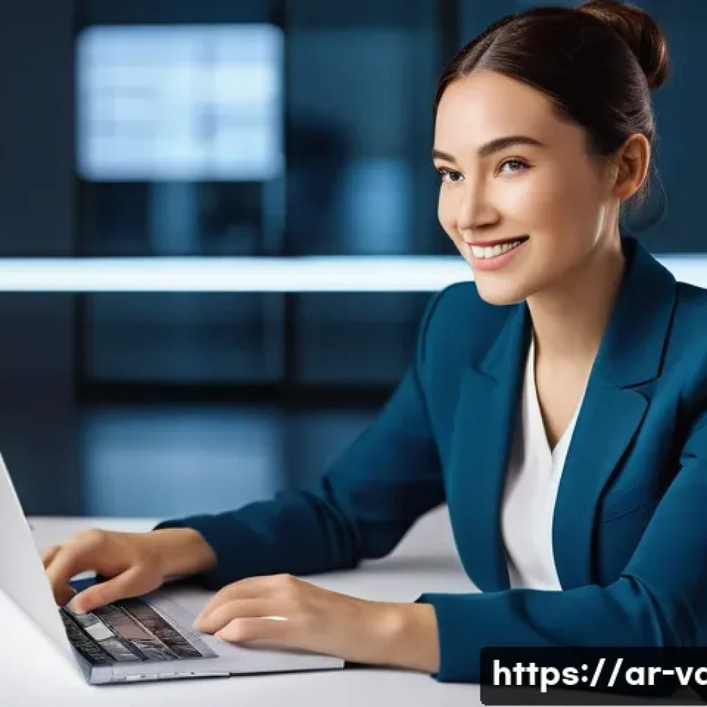 시각디자인 포트폴리오 서류 준비 - **Prompt 1: The Modern Designer's Interactive Portfolio**
    "A confident and stylish female design...