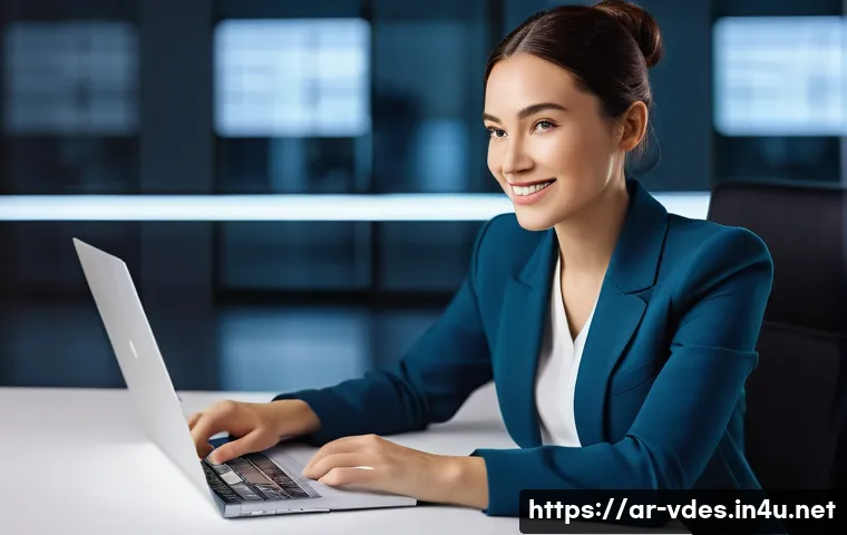 시각디자인 포트폴리오 서류 준비 - **Prompt 1: The Modern Designer's Interactive Portfolio**
    "A confident and stylish female design...